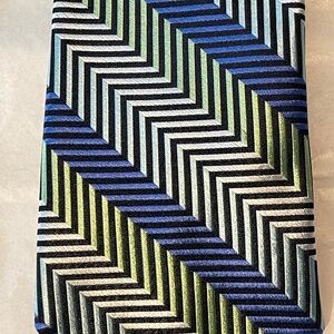 Michael Kors 100% Silk Tie- Cobalt Blue/Light Blue/Green/Silver/Black